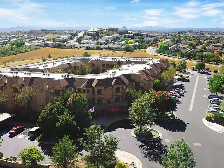 Aerial View of Prescott Lakes Apartments at Prescott Lakes Apartments in Prescott, AZ